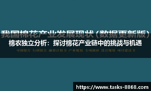 棉农独立分析：探讨棉花产业链中的挑战与机遇